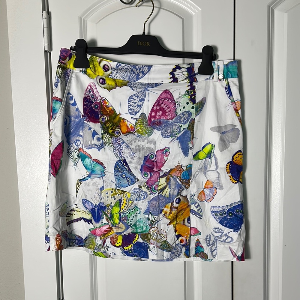GOLFINO Butterfly Print Golf Skirt